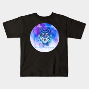 Spirit Wolf of the misty mountain Kids T-Shirt